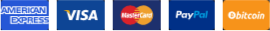 We support lots of different payment methods.